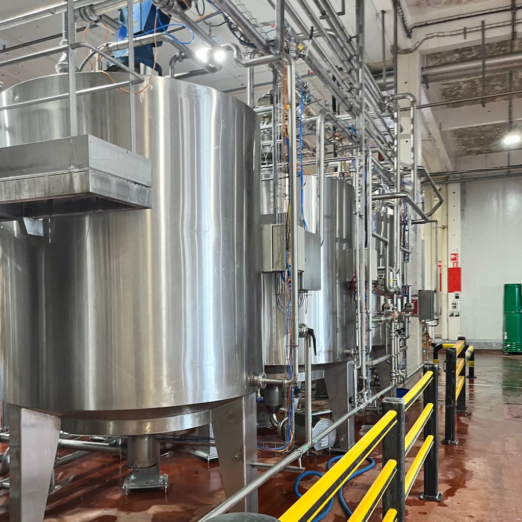 Cuves inox en industrie agroalimentaire
